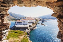 Lais Puzzle - Schöne Aussicht auf Chora, die Hauptstadt der Insel Andros, Kykladen, Griechenland - 2.000 Teile