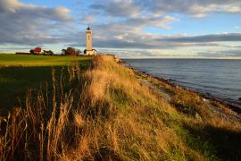 Lais Puzzle - Leuchtturm Helnæs auf der Insel Fünen in Dänemark - 2.000 Teile