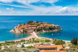 Lais Puzzle - Die Insel Sveti Stefan in Budva, Montenegro - 2.000 Teile