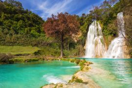 Lais Puzzle - Minas Viejas Wasserfall, Mexiko - 2.000 Teile