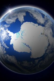 Lais Puzzle - Antarktis vom All aus bei Sonnenuntergang - 2.000 Teile