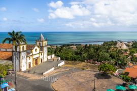 Lais Puzzle - Luftaufnahme der Se Kathedrale - Olinda, Pernambuco, Brasilien - 2.000 Teile