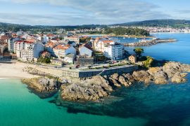 Lais Puzzle - Caneliñas Strand im Rias Baixas in Pontevedra, Galizien, Spanien - 2.000 Teile