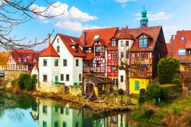 Lais Puzzle - Traditionelle Architektur in Lauf an der Pegnitz, Deutschland - 2.000 Teile