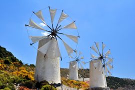 Lais Puzzle - Traditionelle Windmühlen auf der Lassithi-Hochebene, Kreta, Griechenland - 2.000 Teile