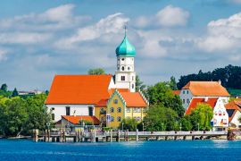 Lais Puzzle - Wasserburg am Bodensee mit Halbinsel, Malhaus und St. Georg - 2.000 Teile