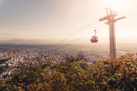 Lais Puzzle - Blick auf die Seilbahn der Stadt Salta. Provinz Salta, Argentinien. - 2.000 Teile