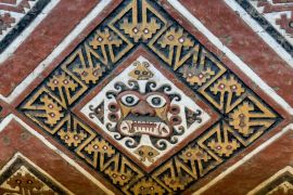 Lais Puzzle - Details der Fresken von der Huaca de la Luna bei Trujillo, Peru - 2.000 Teile