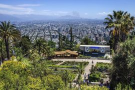 Lais Puzzle - Statue der Jungfrau Maria auf der Spitze des Cerro San Cristobal, Santiago, Chile - 2.000 Teile