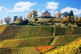 Lais Puzzle - Stuttgart Deutschland Landschaftsansicht des Mausoleums und der Weinberge von Rotenberg - 2.000 Teile