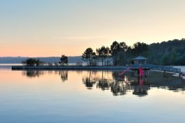 Lais Puzzle - See von Biscarrosse bei Sonnenuntergang, Frankreich - 2.000 Teile