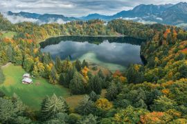 Lais Puzzle - Blick auf den Freibergsee, Bundesland Sachsen, Deutschland. - 2.000 Teile