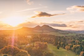 Lais Puzzle - Scott's View mit Blick auf die Eildon Hills in den Scottish Borders. Schottland UK, Europa - 2.000 Teile