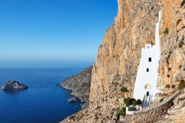 Lais Puzzle - Das Kloster von Hozoviotissa auf Amorgos, Griechenland - 2.000 Teile