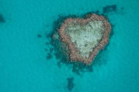 Lais Puzzle - Herz-Riff im Great Barrier Reef, vom Wasserflugzeug aus gesehen - 2.000 Teile