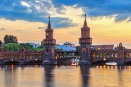 Lais Puzzle - Blick auf die Stadt Berlin an der Oberbaumbrücke und die Spree, Berlin, Deutschland - 2.000 Teile