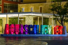 Lais Puzzle - Nachtszene in der Innenstadt von Aguascalientes, Mexiko - 2.000 Teile