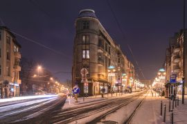 Lais Puzzle - Nachtverkehr in der Stadt Zabrze, Polen - 2.000 Teile