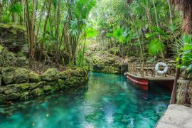 Lais Puzzle - Blauer Fluss in Xcaret, Mexiko - 2.000 Teile