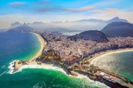 Lais Puzzle - Luftaufnahme des berühmten Copacabana Strandes und des Ipanema Strandes, Brasilien - 2.000 Teile