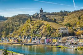 Lais Puzzle - Ansicht der historischen Stadt Cochem mit Mosel, Rheinland-Pfalz, Deutschland. - 2.000 Teile