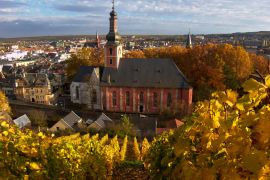 Lais Puzzle - Blick auf den Weinberg vor der Pauluskirche in Bad Kreuznach, Rheinland-Pfalz, Deutschland. - 2.000 Teile