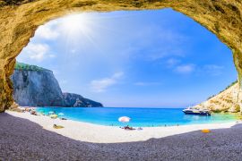 Lais Puzzle - Strand von Porto Katsiki, Insel Lefkada, Griechenland - 2.000 Teile