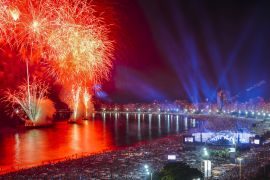 Lais Puzzle - Ikonisches und atemberaubendes Feuerwerk am Copacabana Strand, Rio de Janeiro, Brasilien - 2.000 Teile