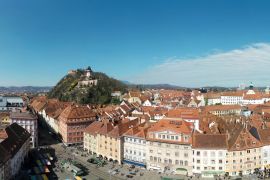 Lais Puzzle - Panoramaluftaufnahme der steirischen Landeshauptstadt Graz, Steiermark, Österreich - 2.000 Teile