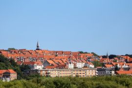 Lais Puzzle - Rotes Dach in der Stadt Randers Dänemark - 2.000 Teile