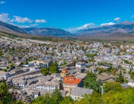 Lais Puzzle - Luftaufnahme der Altstadt von Gjirokaster, Albanien - 40, 100, 200, 500, 1.000 & 2.000 Teile