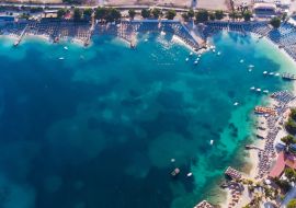 Lais Puzzle - Luftaufnahme von einer Drohne auf Ksamil, Albanien - 1.000 Teile