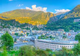 Lais Puzzle - Luftaufnahme von Andorra la Vella - 1.000 Teile