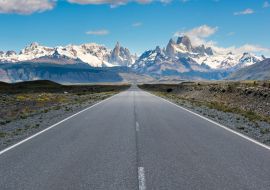 Lais Puzzle - Cerro Torre und Fitz Roy von der Route 23, El Chalten (Argentinien) - 1.000 Teile