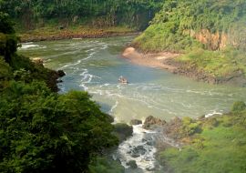 Lais Puzzle - Iguazu River Cruise für Adventure Activity auf der argentinischen Seite Iguazu Falls, Puerto Iguazu, Argentinien - 1.000 Teile