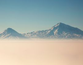 Lais Puzzle - Blick auf die schneebedeckten Gipfel des Berges Ararat von der armenischen Seite aus - 40, 100, 200, 500, 1.000 & 2.000 Teile
