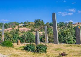 Lais Puzzle - Die alten Obelisken aus dem 4. Jahrhundert in Aksum, Äthiopien - 1.000 Teile