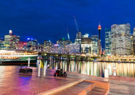 Lais Puzzle - Gebäude und Wolkenkratzer von Darling Harbour - Sydney, Australien - 1.000 Teile