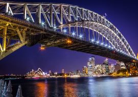 Lais Puzzle - Nachtansicht der Harbour Bridge in Sydney, Australien - 1.000 Teile