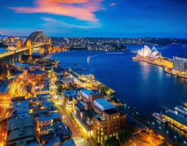 Lais Puzzle - Panorama des Hafens und der Brücke von Sydney in der Stadt Sydney - 40, 100, 200, 500, 1.000 & 2.000 Teile