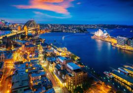 Lais Puzzle - Panorama des Hafens und der Brücke von Sydney in der Stadt Sydney - 1.000 Teile