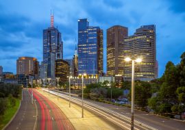 Lais Puzzle - Skyline von Melbourne im City Business District - 1.000 Teile