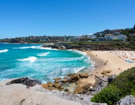 Lais Puzzle - Blick auf den Tamarama-Strand während der Küstenwanderung von Bondi nach Coogee vom Tamarama Point in Sydney, Australien - 40, 100, 200, 500, 1.000 & 2.000 Teile