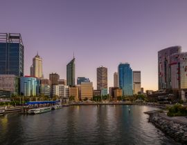 Lais Puzzle - Skyline von Perth bei Nacht in Westaustralien - 40, 100, 200, 500, 1.000 & 2.000 Teile