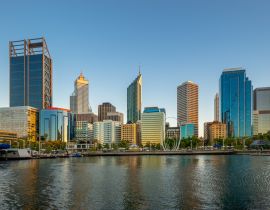 Lais Puzzle - Skyline von Perth bei Nacht in Westaustralien - 40, 100, 200, 500, 1.000 & 2.000 Teile