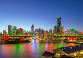 Lais Puzzle - Brisbane mit Story Bridge in Australien bei Nacht - 1.000 Teile