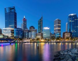 Lais Puzzle - Elizabeth Quay, Perth, nächtliches Stadtbild - 40, 100, 200, 500, 1.000 & 2.000 Teile