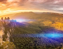 Lais Puzzle - Three Sisters Blue Mountains Australien bei Sonnenaufgang - 40, 100, 200, 500, 1.000 & 2.000 Teile