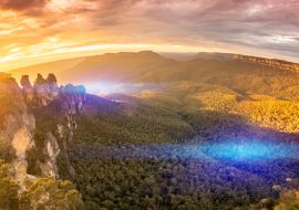Lais Puzzle - Three Sisters Blue Mountains Australien bei Sonnenaufgang - 1.000 Teile