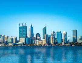 Lais Puzzle - Skyline von Perth bei Nacht in Westaustralien - 40, 100, 200, 500, 1.000 & 2.000 Teile